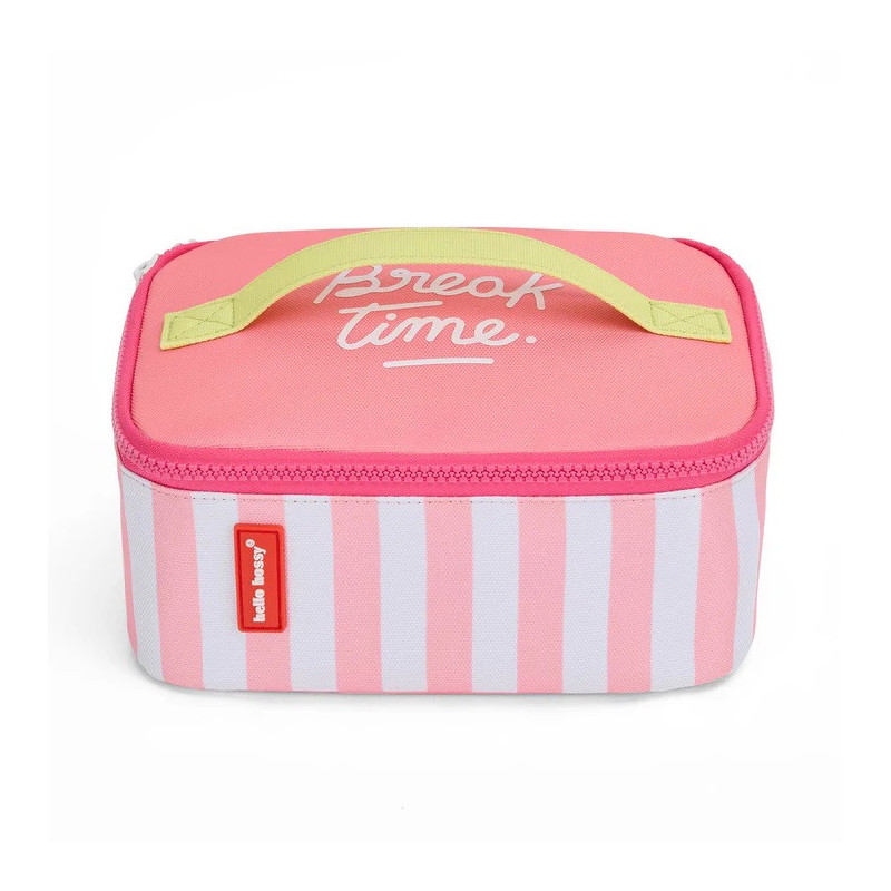 SAC REPAS PINK STRIPES