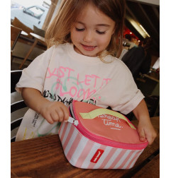 SAC REPAS PINK STRIPES