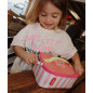 SAC REPAS PINK STRIPES