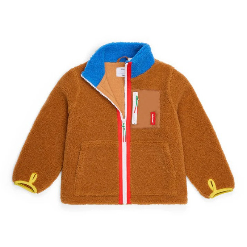 VESTE POLAIRE BLUE CAMEL