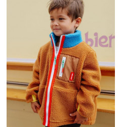 VESTE POLAIRE BLUE CAMEL