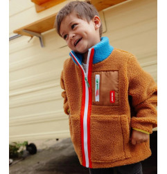 VESTE POLAIRE BLUE CAMEL
