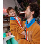 VESTE POLAIRE BLUE CAMEL