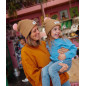 BONNET BLOCK MACAROON BONNET BLOCK MACAROON
