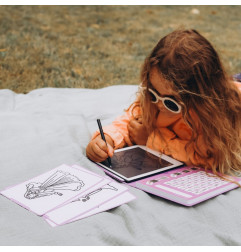 KIDYDRAW-MINI TABLETTE A DESSIN PRINCESSES