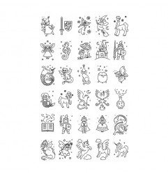 RECHARGES TABLETTE KIDYDRAW-MINI IL ETAIT UNE FOIS & ANIMAUX