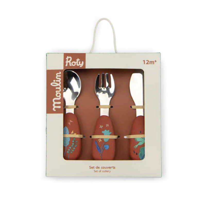 SET COUVERTS SILICONE LA FORET MAWA
