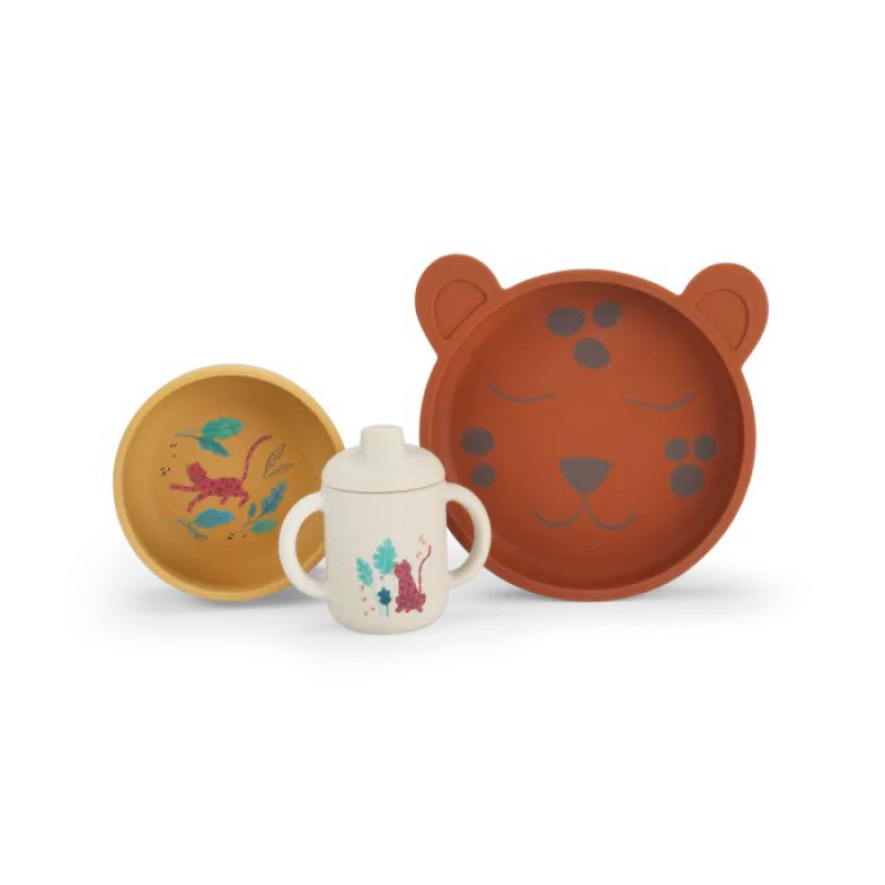 SET VAISSELLE SILICONE LA FORET MAWA