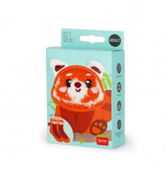 CHAUSSETTES ANTIDERAPANTES PANDA ROUX