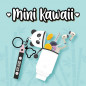 MINI KAWAII PORTE MONNAIE / CLES PANDA