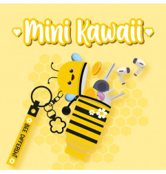 MINI KAWAII PORTE MONNAIE / CLES ABEILLE
