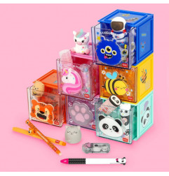 BOITE EMPILABLE DE BUREAU ABEILLE