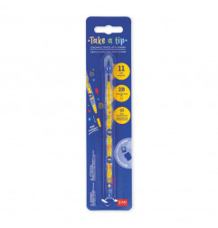 CRAYON EMPILABLE AVEC GOMME MONSTRE