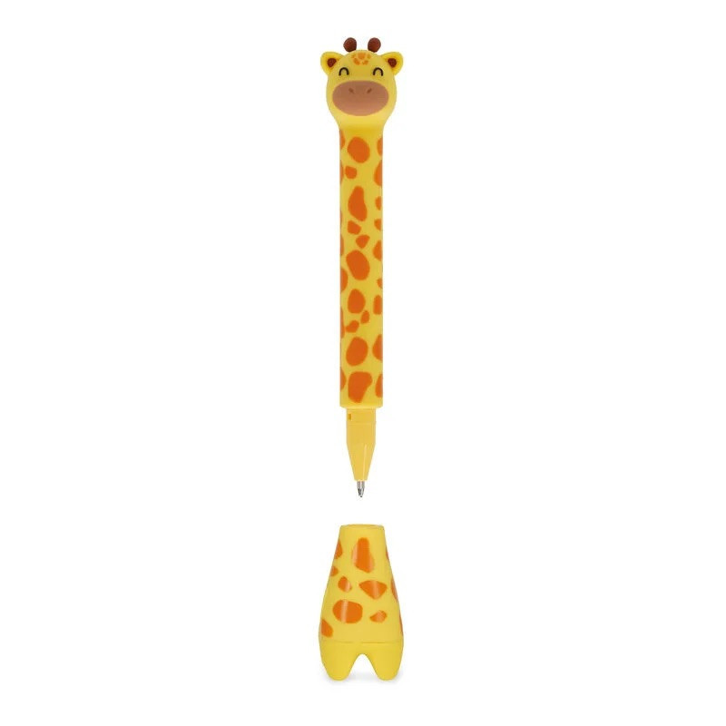 STYLO A BILLE AVEC BASE GIRAFE