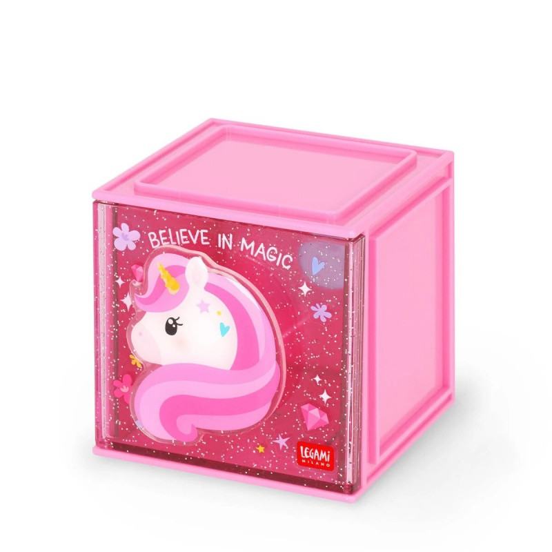 BOITE EMPILABLE DE BUREAU LICORNE BOITE EMPILABLE DE BUREAU LICORNE