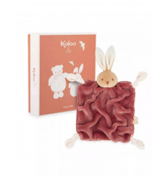 DOUDOU LAPIN PLUME BORDEAUX