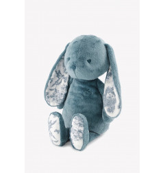 LAPIN TOILE DE JOUY BLEU