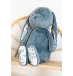 LAPIN TOILE DE JOUY BLEU