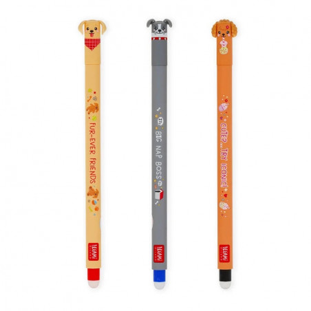 SET DE 3 STYLOS EFFACABLES FULL EVER FRIENDS