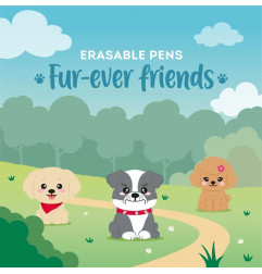 SET DE 3 STYLOS EFFACABLES FULL EVER FRIENDS