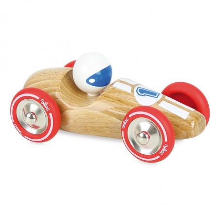 VOITURE DE COURSE BOIS NATUREL