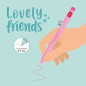 STYLO A ENCRE GEL LOVELY FRIENDS CHAT STYLO A ENCRE GEL LOVELY FRIENDS CHAT