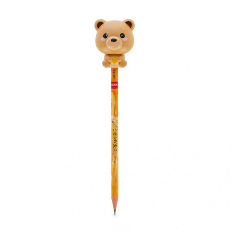 CRAYON AVEC ANTI-STRESS OURS