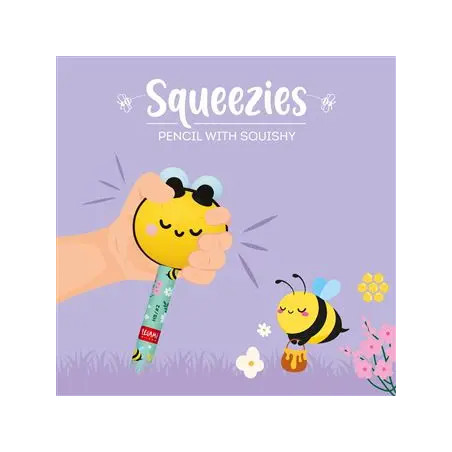 CRAYON AVEC ANTI-STRESS ABEILLE