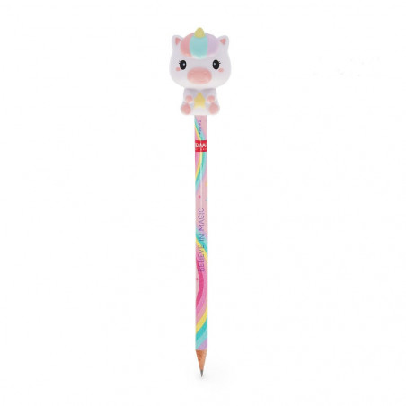 CRAYON AVEC ANTI-STRESS LICORNE