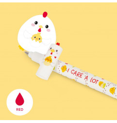 STYLO EFFACABLE POULE