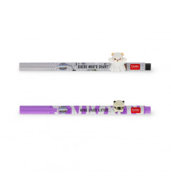 SET DE 2 STYLOS GEL SPOOKY PARTY