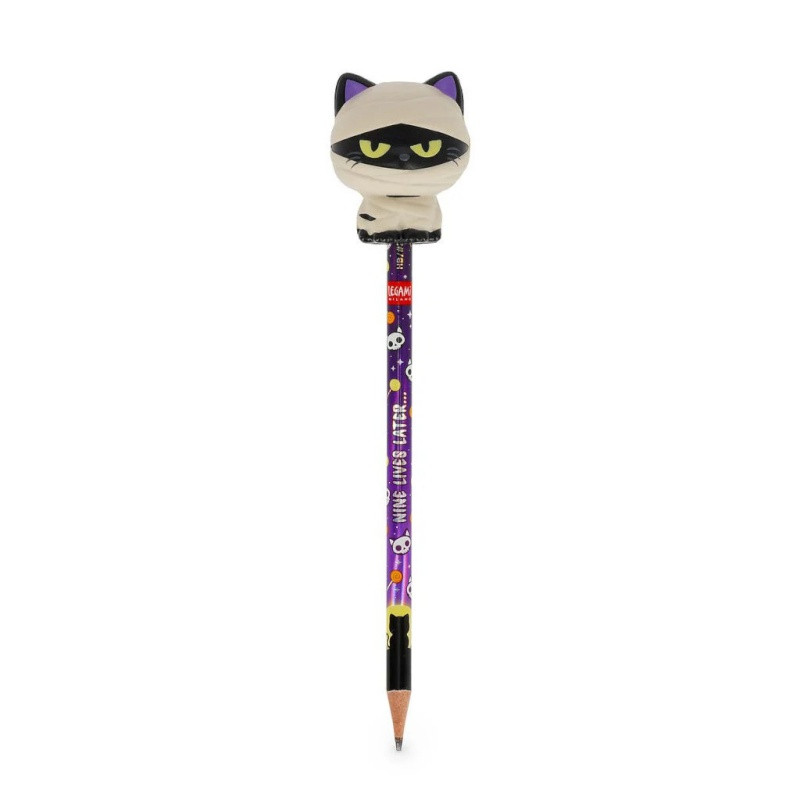 CRAYON AVEC ANTI-STRESS CHAT HALLOWEEN CRAYON AVEC ANTI-STRESS CHAT HALLOWEEN