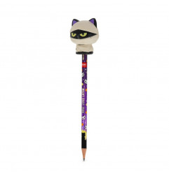 CRAYON AVEC ANTI-STRESS CHAT HALLOWEEN