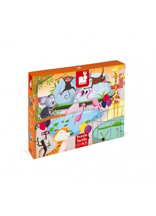 PUZZLE TACTILE ZOO -  - Pau d'Ours Cadeaux de naissances