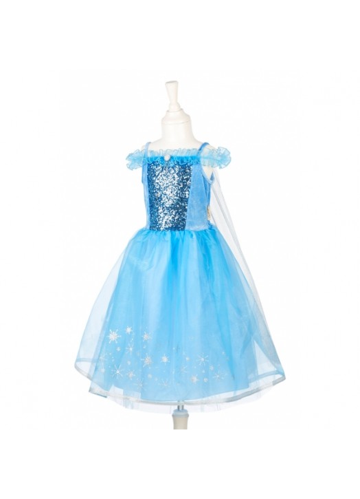 ROBE ICE QUEEN 8-10 ANS