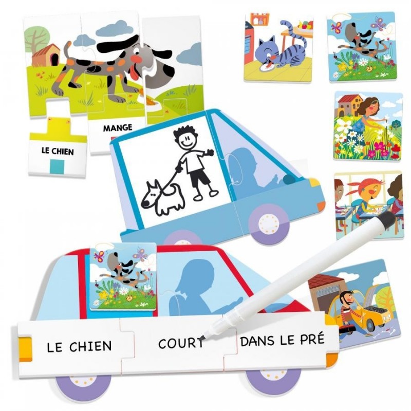 Jeu éducatif 'Mes Premières Phrases En Anglais' - Loto Complet, Pour Ados/adultes, Jusqu'à 4 Joueurs