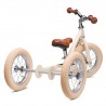 TRICYCLE/ DRAISIENNE 2 EN 1 CREME